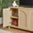 Eilisha Modern Reeded Sideboard with Arched Doors-757271118-770686841