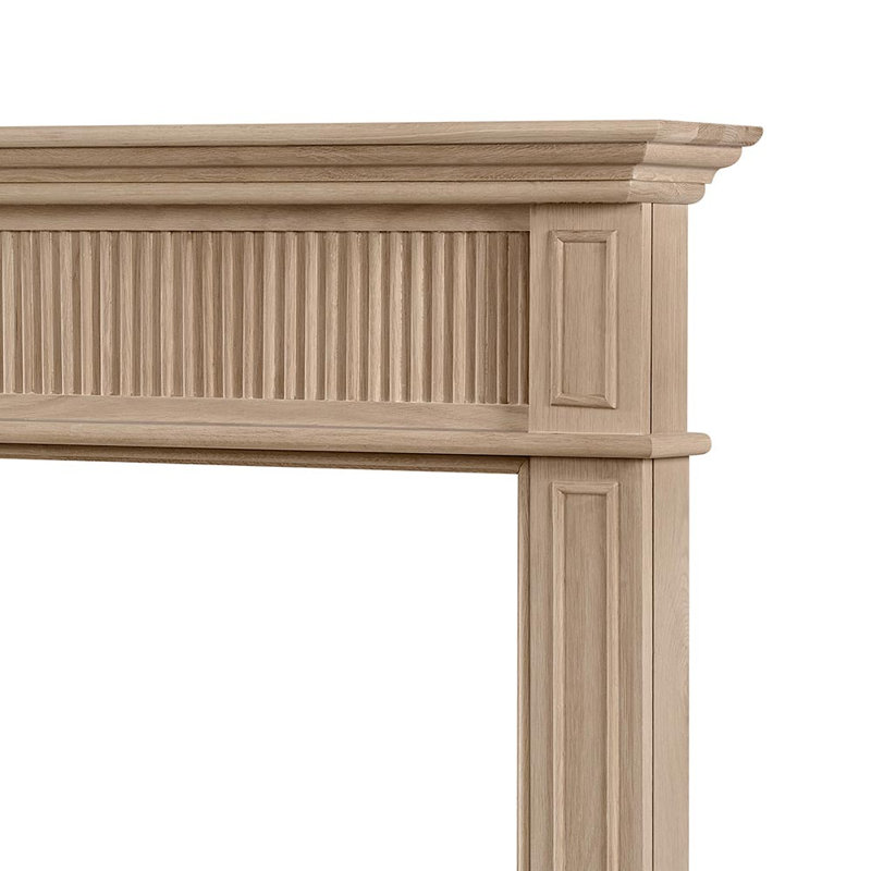 Country Living Napier Wood Fireplace Mantel Surround Kit | 48" x 41" Opening | 66" x 53.5", Sable Stain