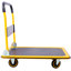 Chariot pliable à plateforme pliable. Capacité de poids en noir et jaune-120491072