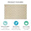 Tapis d'intérieur antidérapant Banhart 36 po x 24 po-953707038