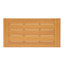 Ensemble de conversation pour patio en bois d'eucalyptus massif 5 personnes Emmett