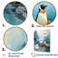 Pingouins antarctiques élégance IV sur toile-700111124-700111125
