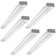 Linkable LED Under Cabinet Light Bar Dimmable Adjustable Beam Connect with Plug-in