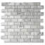 12" x 12" Marble Brick Joint Mosaic Wall & Floor Tile