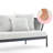 Braided Rope Patio Sofa Set 5 - Person Patio Conversation Set with Cushions