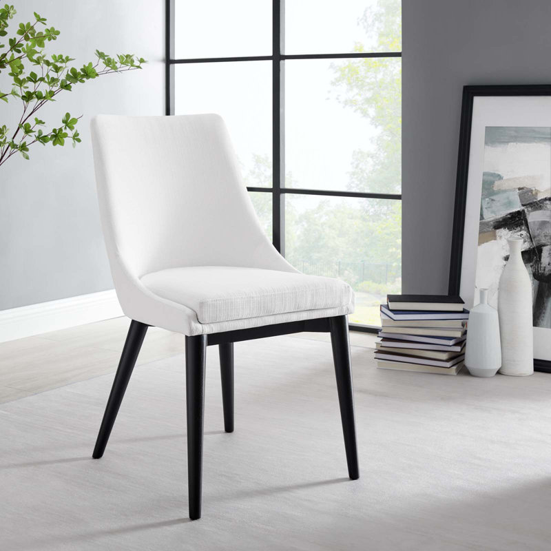 Chaise de salle à manger Viscount de Modway, 100 % polyester blanc