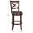 Brockway Swivel Upholstered Counter Stool with Solid Wood Frame-1952514807-1952514804