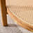 circular double-layer coffee table, craft glass tabletop, PE rattan, solid wood frame.-111179057