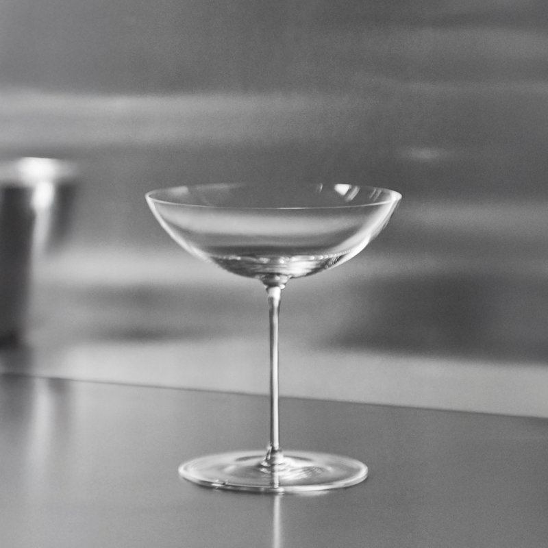 Geometry Handmade Margarita Glass