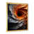 Impression dorée sur toile encadrée