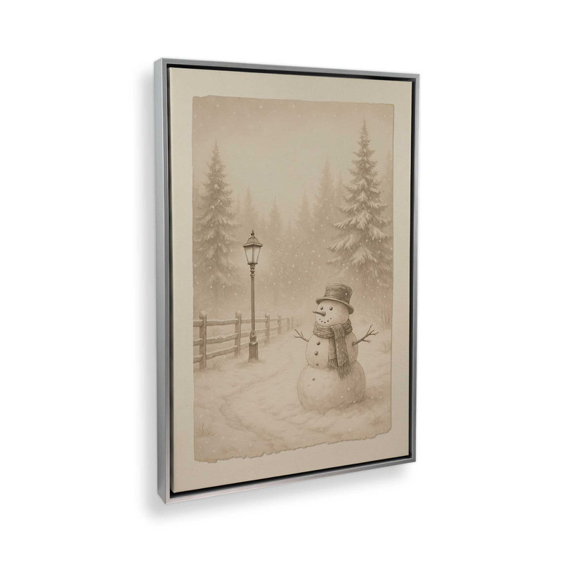 «Whispers of Winter», reproduction d'art sur toile, H 36,75 po x l 24,75 po, Chrome poli