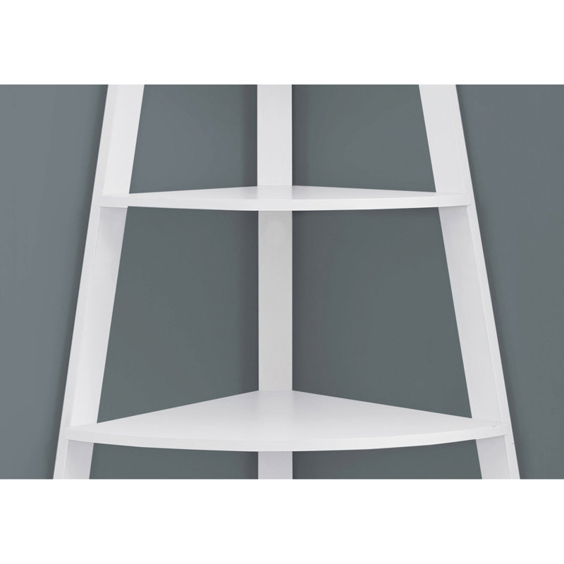Bibliothèque blanche H 60 "dans le couloir - moderne avec tablette fixe