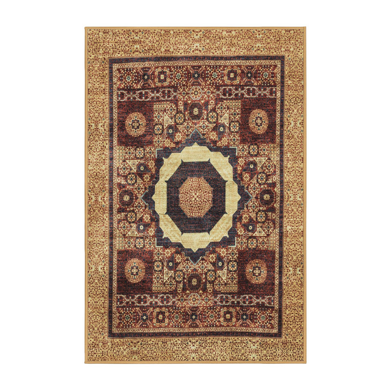 Oriental Indoor Rug, Rectangle 3' x 5'