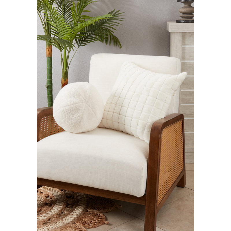Throw Pillow, Ivory