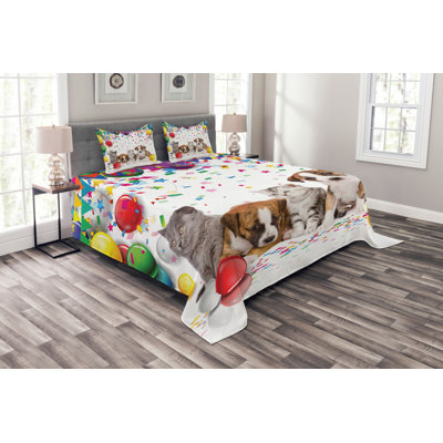 East Urban Home Bedspread with Pillow Shams