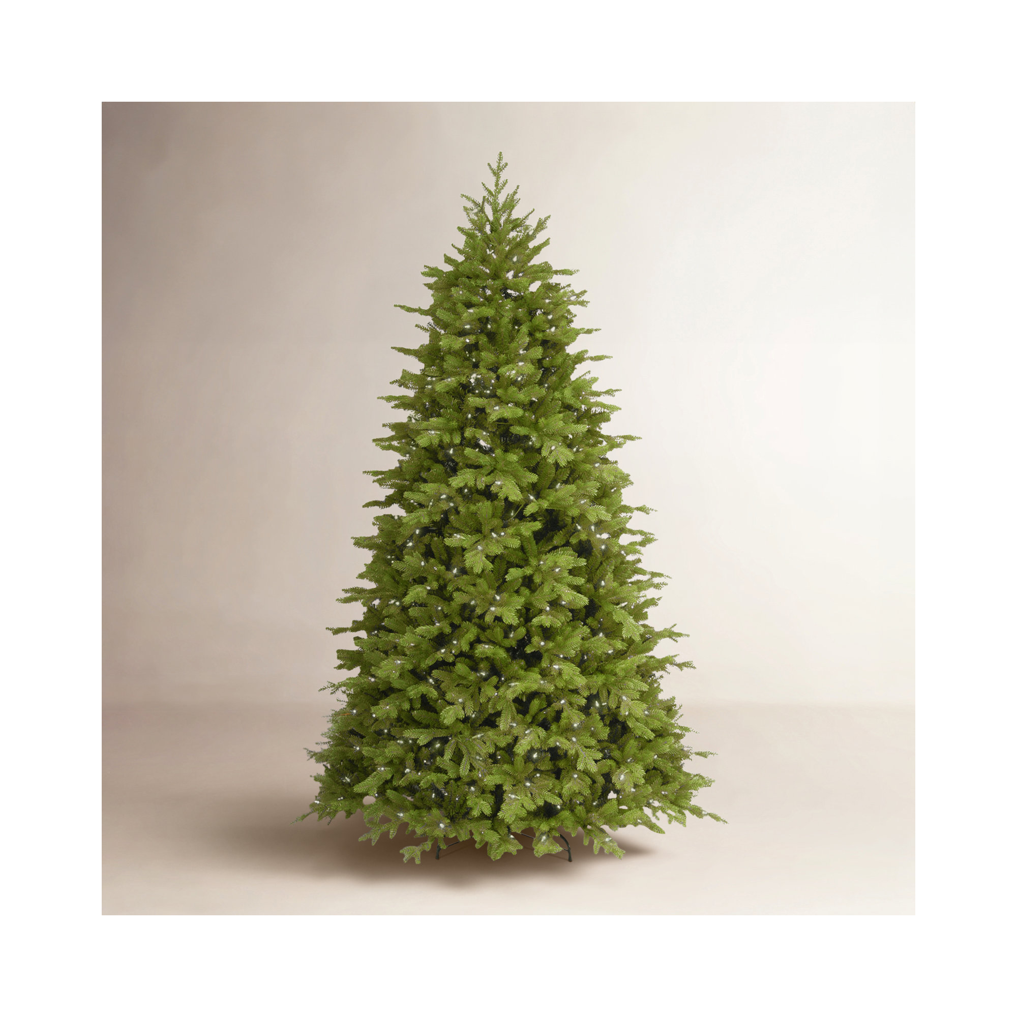 The Holiday Aisle® Princeton Fraser Fir with PowerConnect and Dual Color LED Lights, 90" H