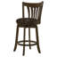 Chaise de bar pivotante en bois Decker-1794861970