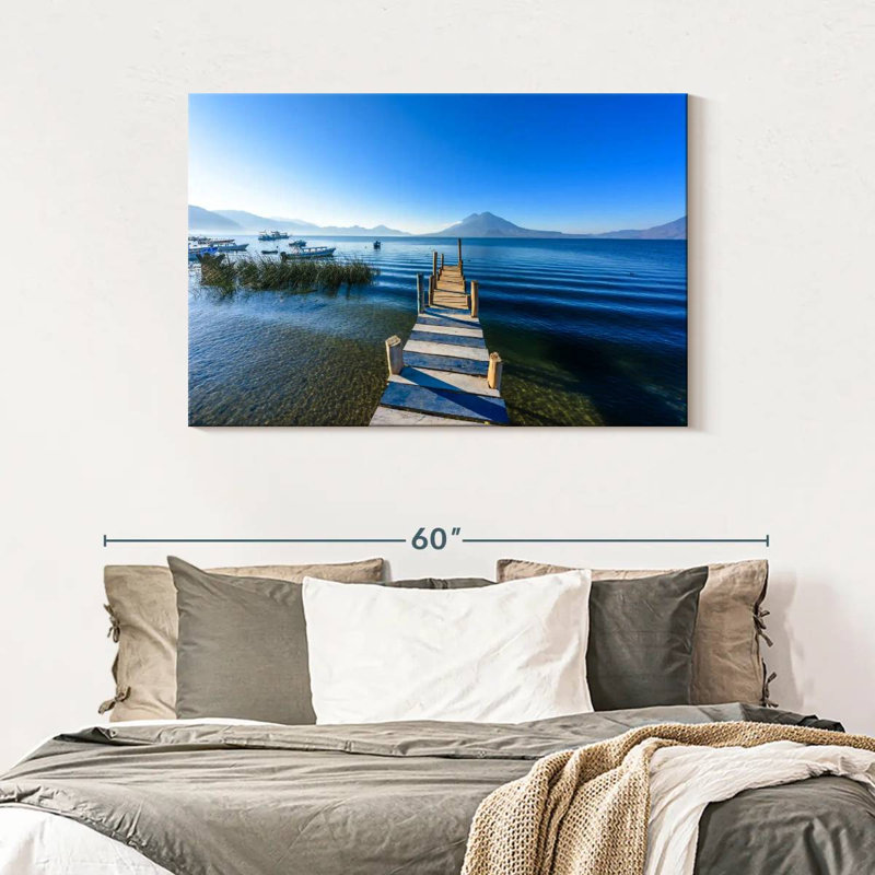Aletra Lake Atitlan Dock, 30" H x 45" W