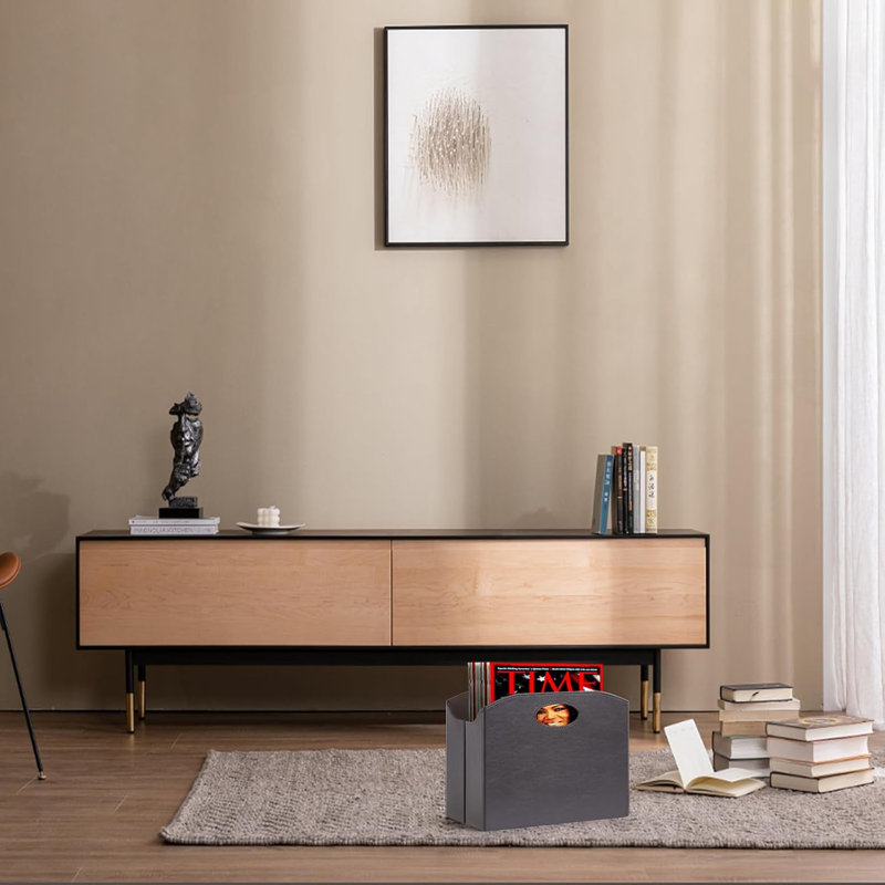Porte-revues de sol pliable pour porte-revues