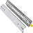 Heavy Duty Drawer Slides 40" Length, Locking Drawer Slides 500lbs Load Capacity Long Full Extension Drawer Slide 1 Pair Side Mount Ball Bearing Drawer Glides Push to Open Drawer Runners Rail