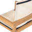 Chaises d'extérieur en filet beige: cadre solide pour le salon en bois 2 et siège confortable-975322427