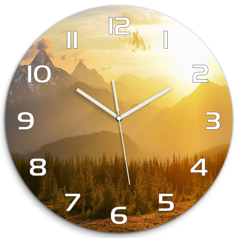 Johnai Glass Wall Clock