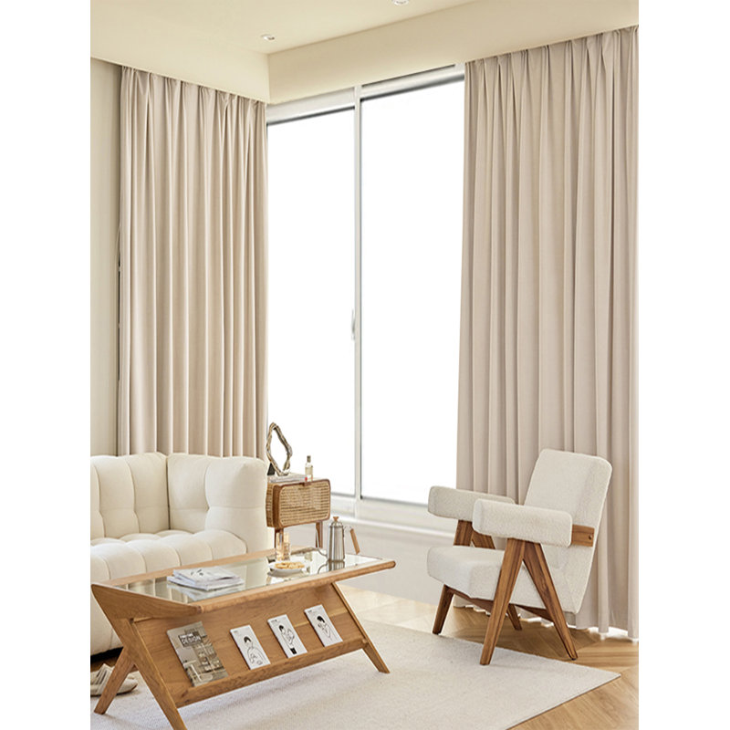 Lingxi Room Darkening Curtain Pair, 51.97" W x 94.88" L