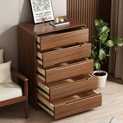Walnut Solid Wood Accent Cabinet