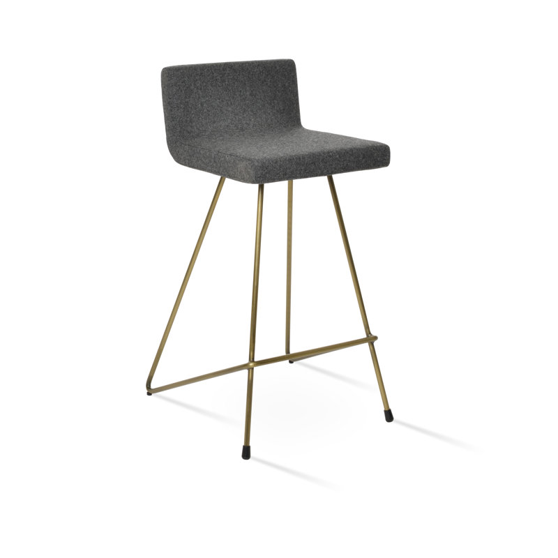 Dallas Cattelan, Gris foncé, Tabouret de bar (siège d'une hauteur de 25,5 po)