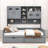 Wooden Daybed With Two Drawers, Cabinet and Shelf-454370189-454370176
