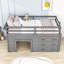 Ditlef Kids Twin Loft Bed with Drawers-2018682210