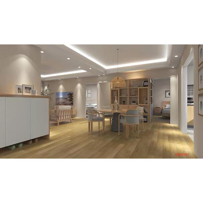 Plancher de luxe en vinyle imperméable avec couche d'usure 22 mil - 8,5 mm avec sous-couche