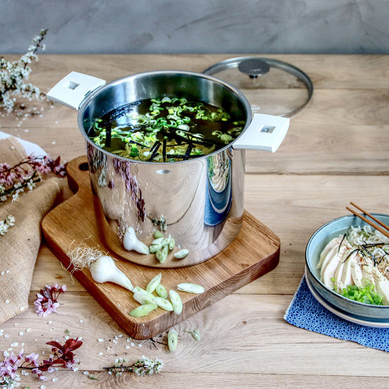 Cristel Casteline Stainless Steel Stock Pot, 7.5 qts.