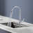 Topcraft Single Handle Single Hole Pull Down Kitchen Sink Faucet-88766119