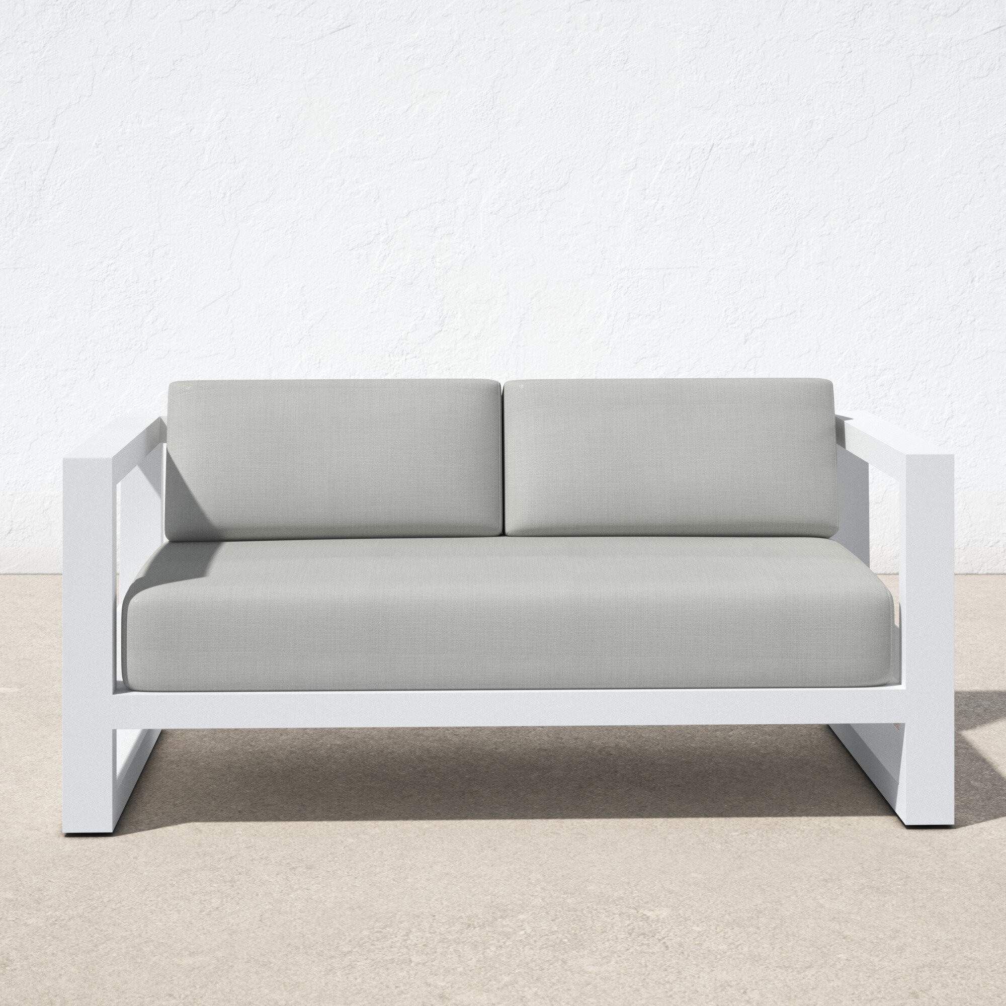 Outdoor loveseat deals with sunbrella cushions