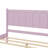 Retro Style Bed with Rectangular Headboard-100010923-100010922
