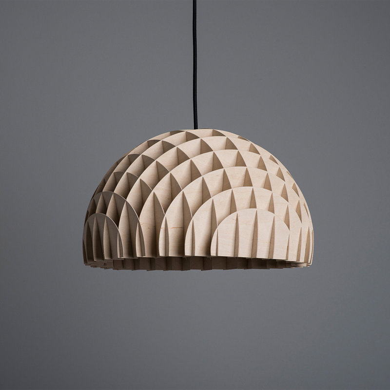 Lynden 1 - Light Dome Pendant, Natural