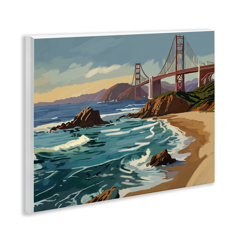 Art mural San Francisco Shoreline, conception par Amelia Noyes