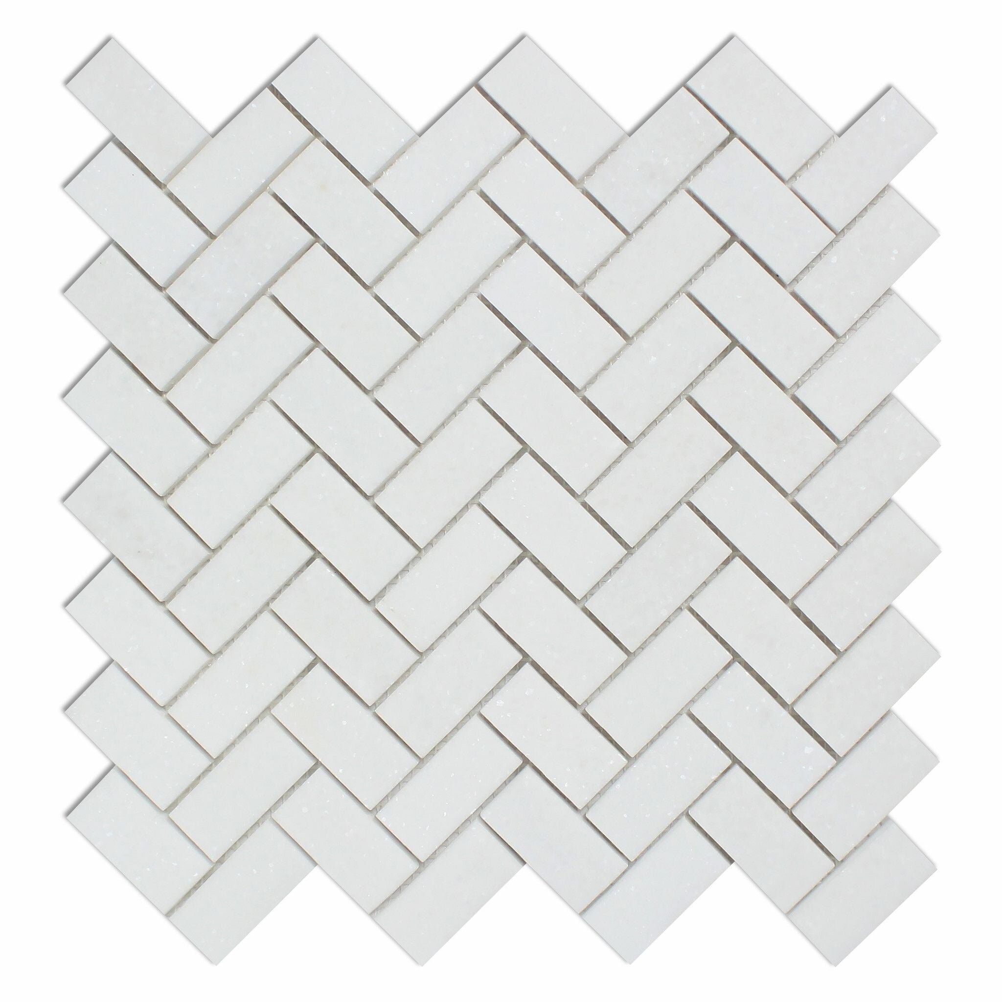 Fabrique White Chevron Glass Mosaic Tile  Online Tile Store with Free  Shipping on Qualifying Orders