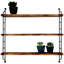Tablette murale décorative en bois