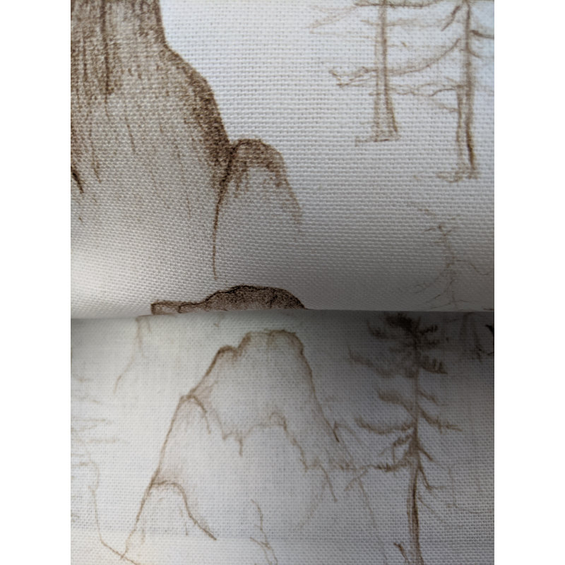 Tissu Appalaches, Brun