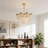 12-light Modern Tiered Crystal Chandelier With Bulbs
