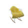 Haghni Handmade Sheepskin Yellow Area Rug