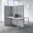 Easy Office Rectangle 2 Person Cubicle-49663010