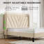  Lit plateforme tapissier avec tête de lit ajustable (charge intégrée, aucun sommier requis)-1952260841-1951918064