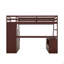 Lit mezzanine simple avec 7 tiroirs, 2 tablettes et un bureau-349916448-349916450