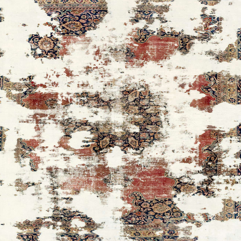 Abstract Indoor Rug, Square 4'