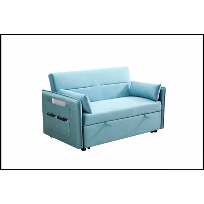 Méridienne ajustable avec 2 poches latérales et 2 coussins