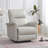 PU Leather Manual Rocker Recliner - Glider, Small Spaces, Nursery/Home Theater