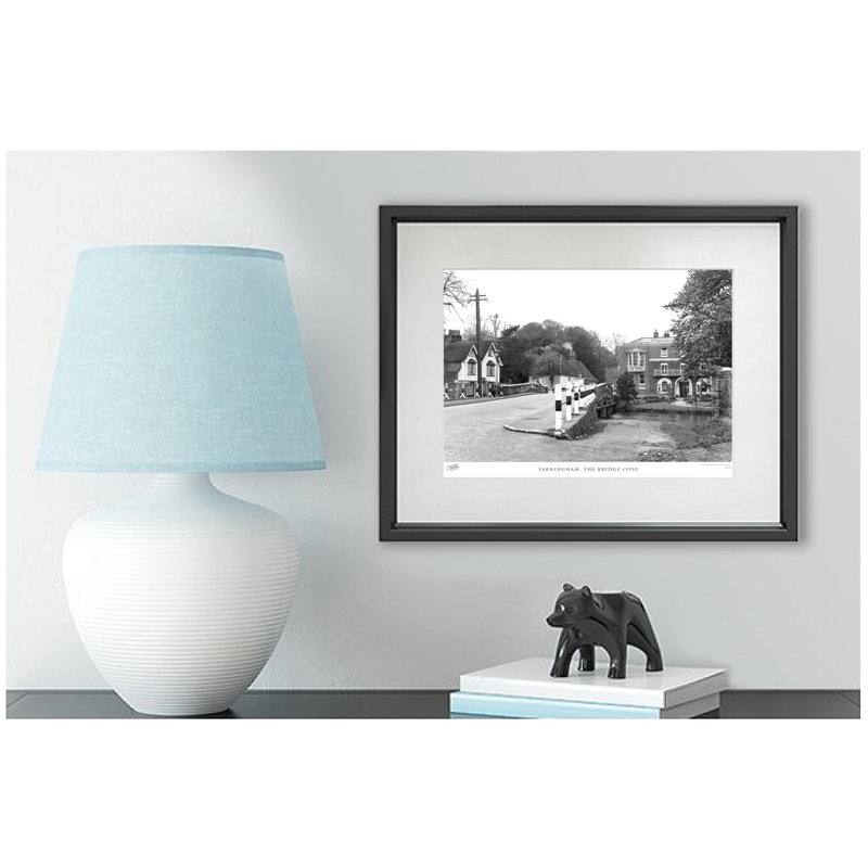 Farningham, The Bridge C1955 - Single Picture Frame Print, 45cm H x 60cm W x 2.3cm D
